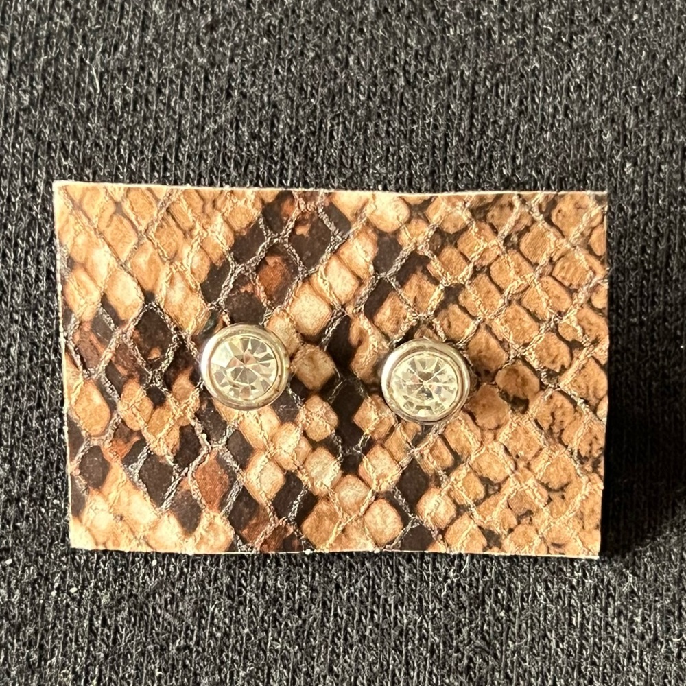 Cubic Zirconia Stud Earrings
